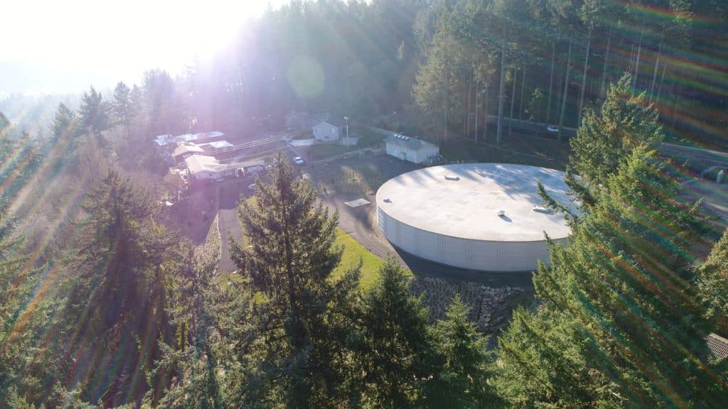 The Bolton Reservoir supplies necessary water to the West Linn community in Oregon.