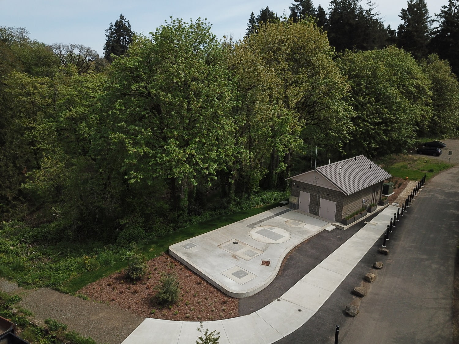 Memorial Park Pump Station, Wilsonville, OR