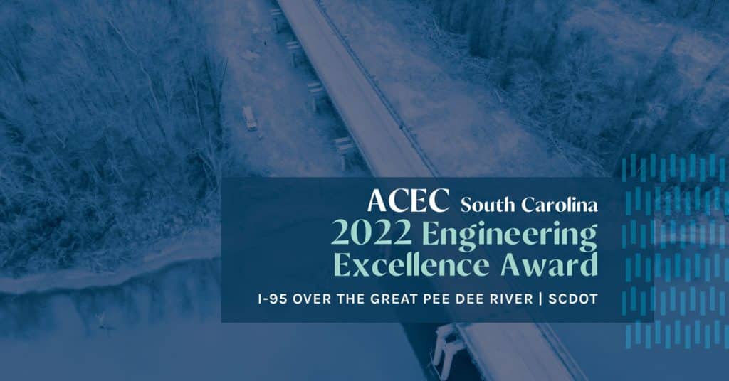 Work on I-95 Over Great Pee Dee River Following Hurricane Florence Wins Two ACEC South Carolina Awards