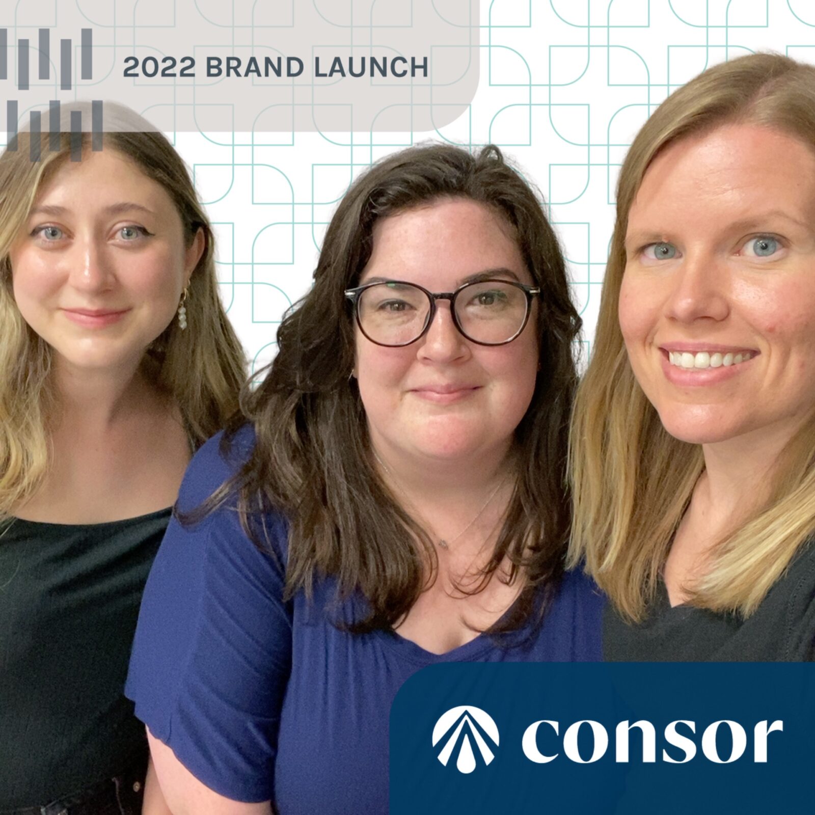 Celebrating Consor's brand relaunch with the virtual photo booth.