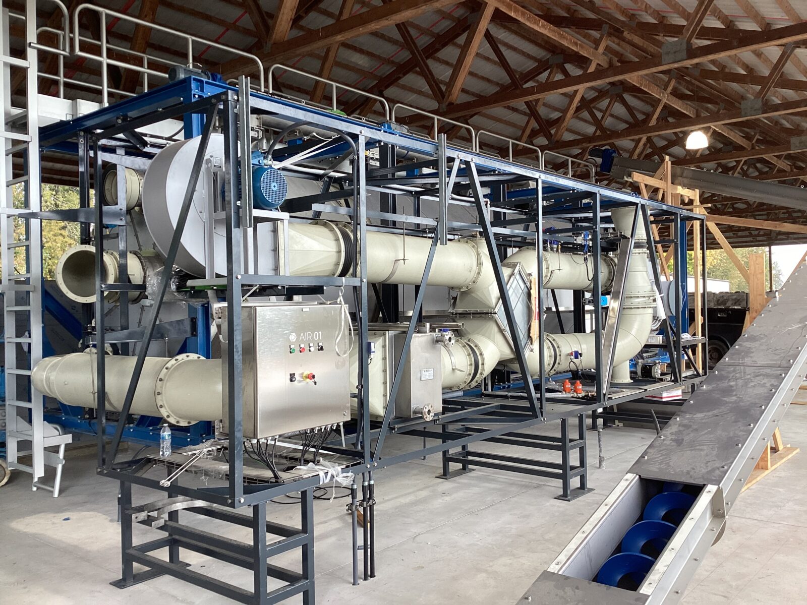 Figure 3 - The new biosolids drying system.